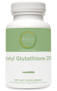 Acetyl Glutathione 200 - Tackle Oxidative Stress Today! I Bock Nutritionals Acetyl Glutathione 200 - Tackle Oxidative Stress Today! I Bock Nutritionals