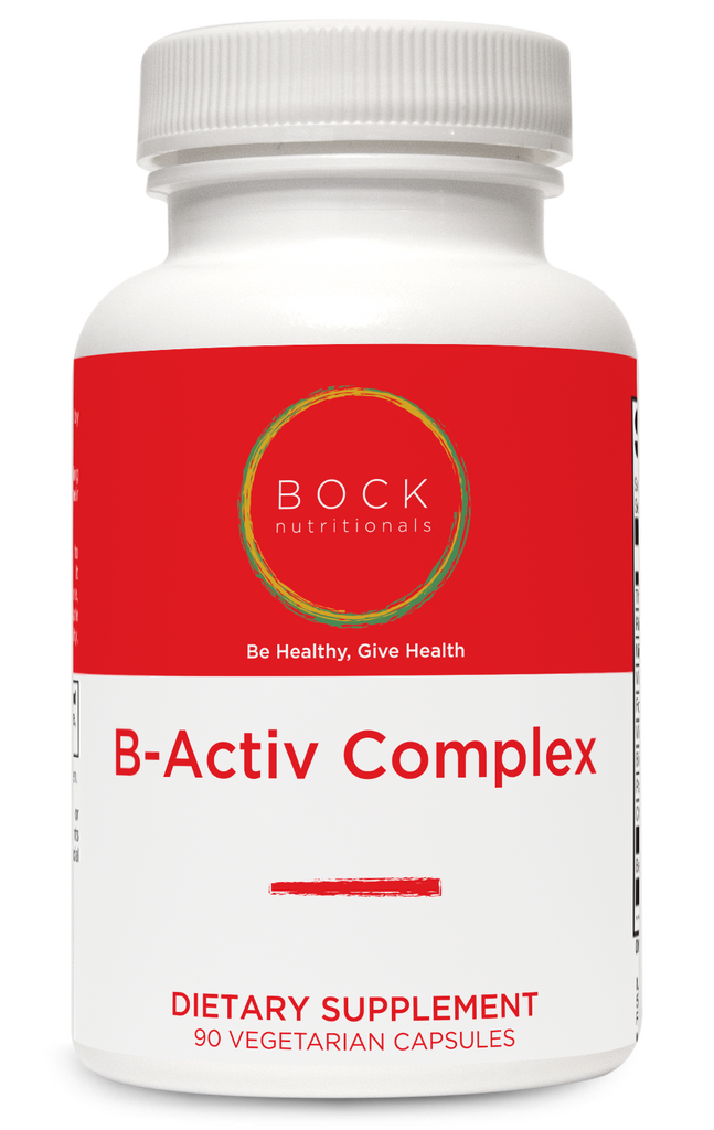 Bactiv Formulation B-Active Complex - Full Spectrum B Vitamins - Bock Nutritionals