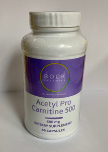 Acetyl Pro Carnitine 500 Bock Nutritionals Acetyl Pro Carnitine 500 Bock Nutritionals